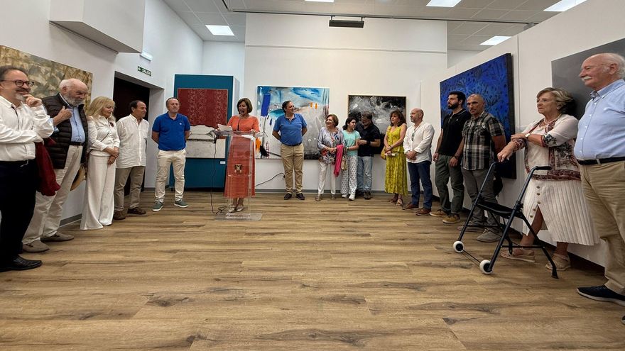 Así es la muestra de las 27 obras ganadoras del Certamen Nacional de Pintura de Villaviciosa