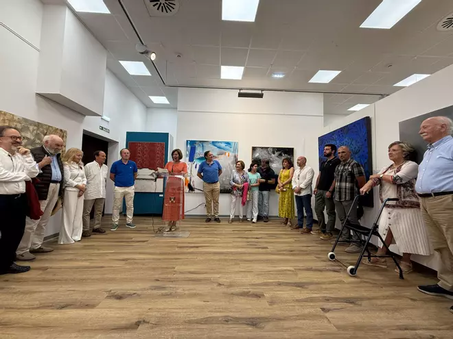 Así es la muestra de las 27 obras ganadoras del Certamen Nacional de Pintura de Villaviciosa