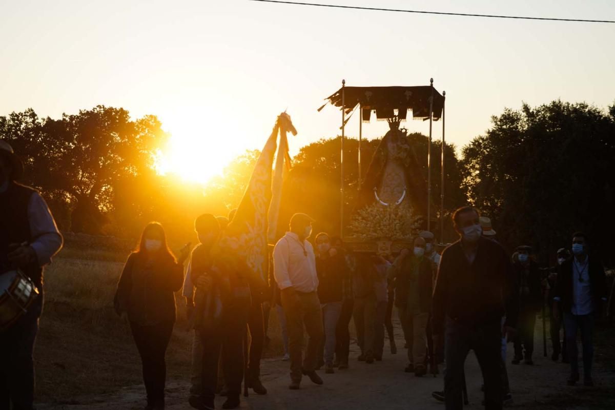 La Virgen de Luna regresa a su santuario desde Villanueva de Córdoba