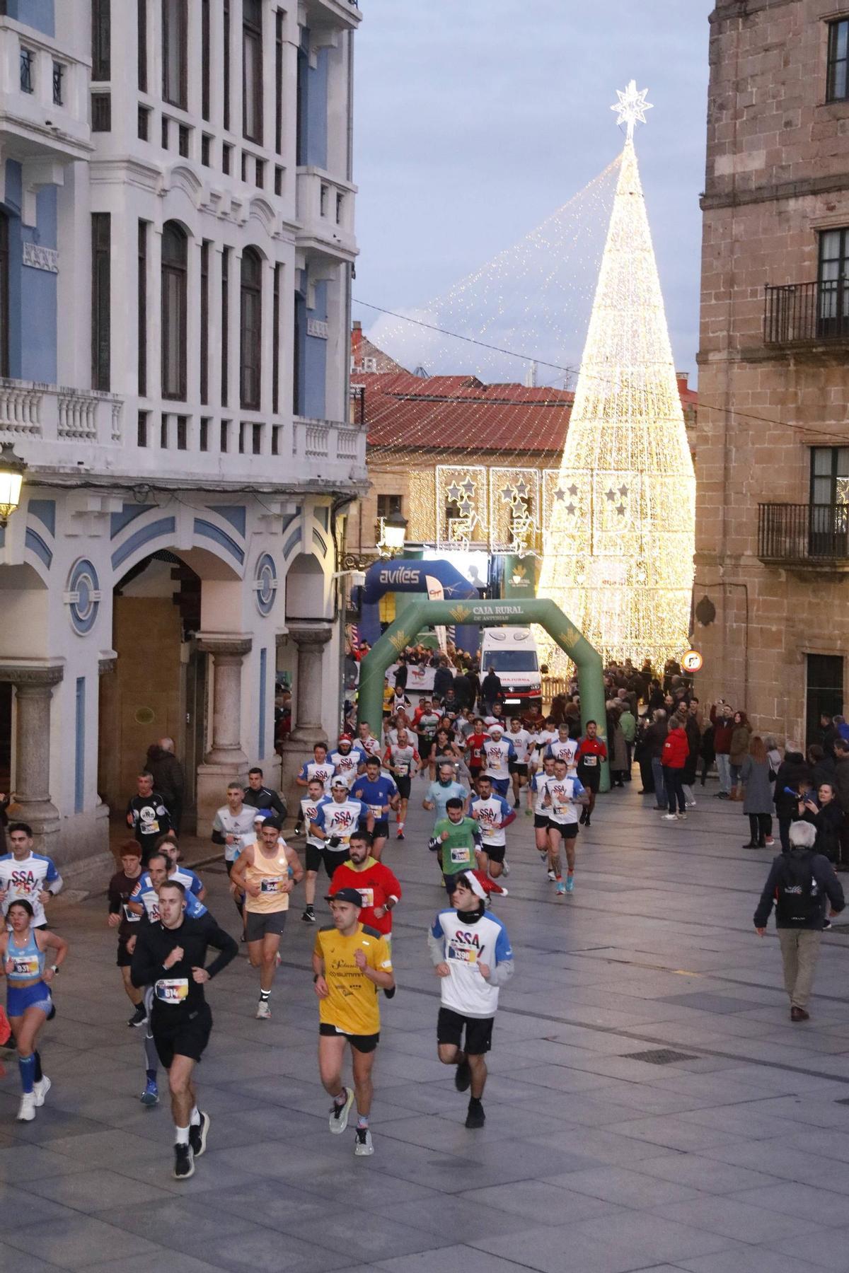 EN IMÁGENES: Así fue la San Silvestre de 2025 de Avilés