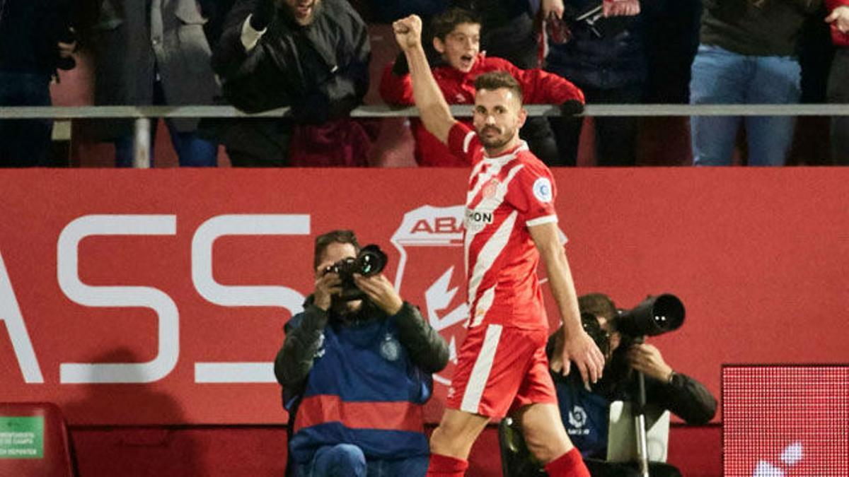 Stuani marcó el único gol del Girona en la remontada del Athletic