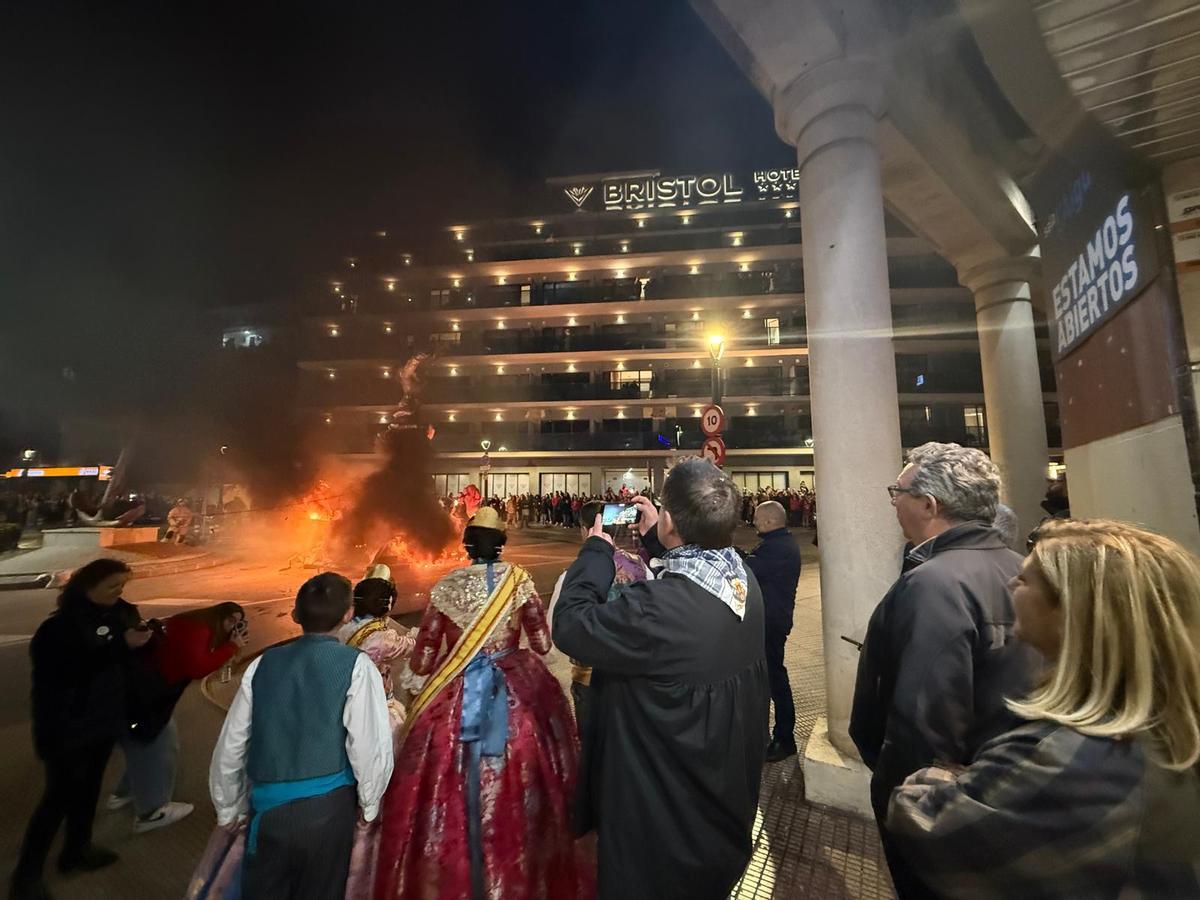 La falla Benidorm Centro, fue la segunda en arder.