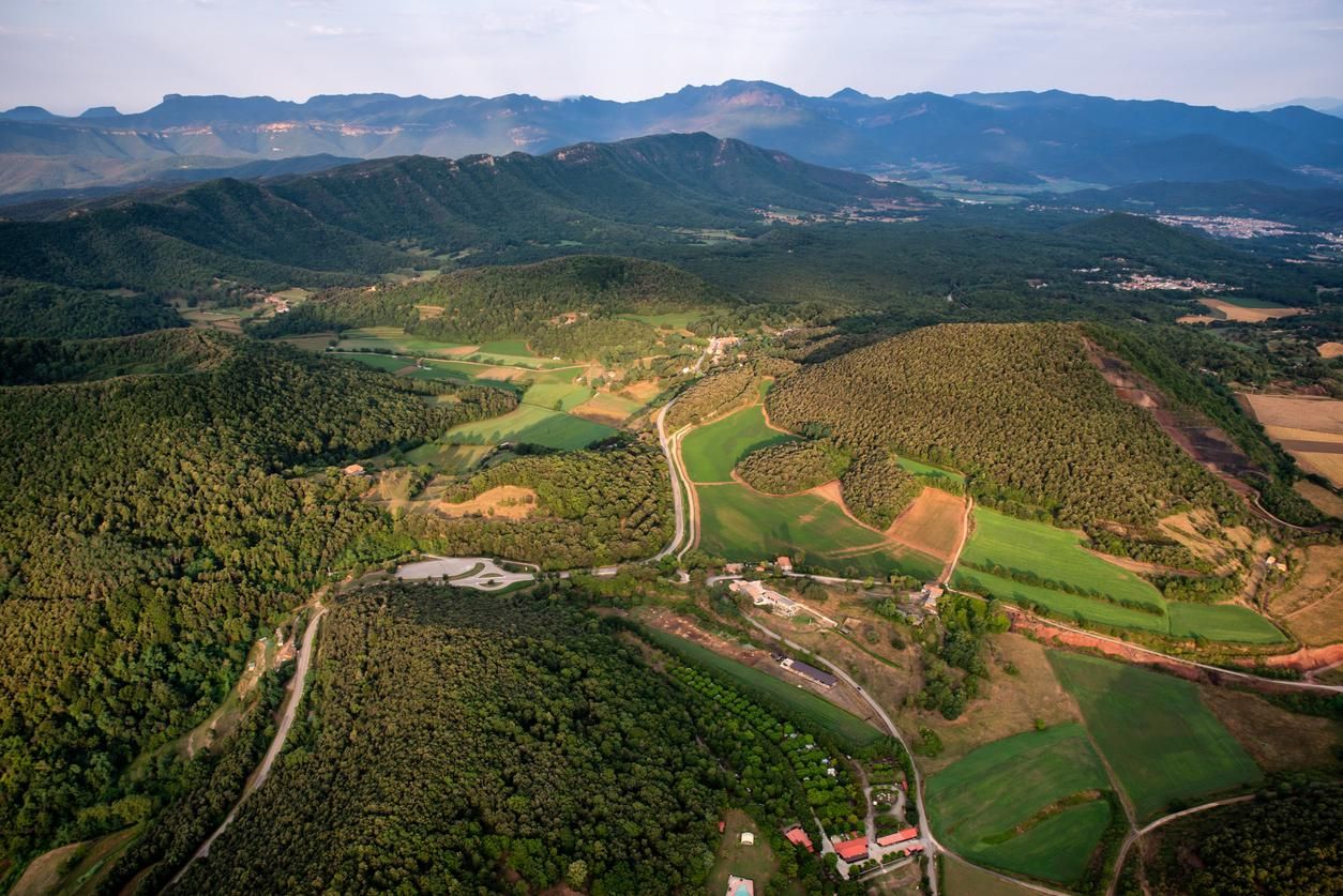 El paisaje volcánico de la Garrotxa.