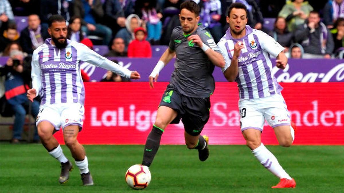 Valladolid y Real Sociedad empatan con polémica