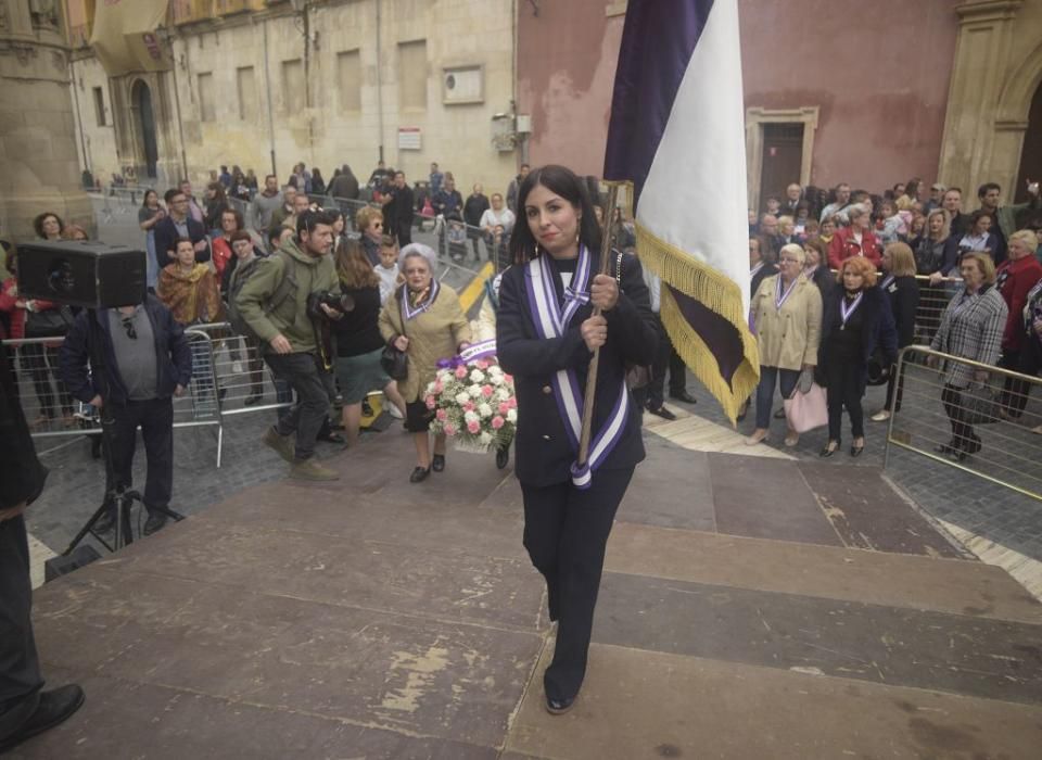 Ofrenda floral a la Morenica