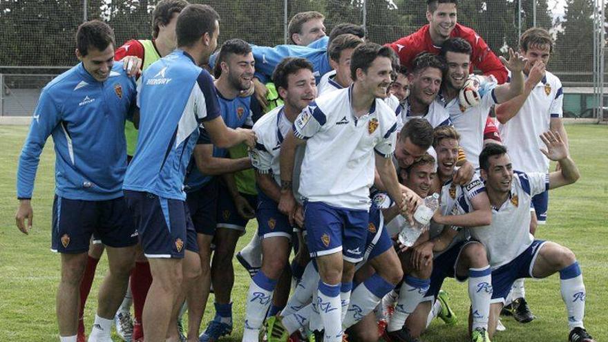 El Zaragoza B vence al Ejea y se proclama campeón de Tercera