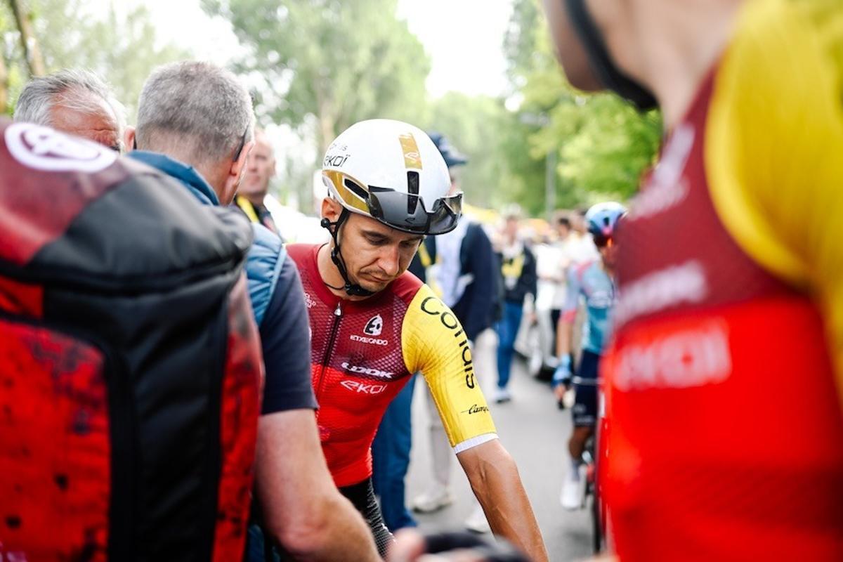 Bryan Coquard, tras la tercera etapa