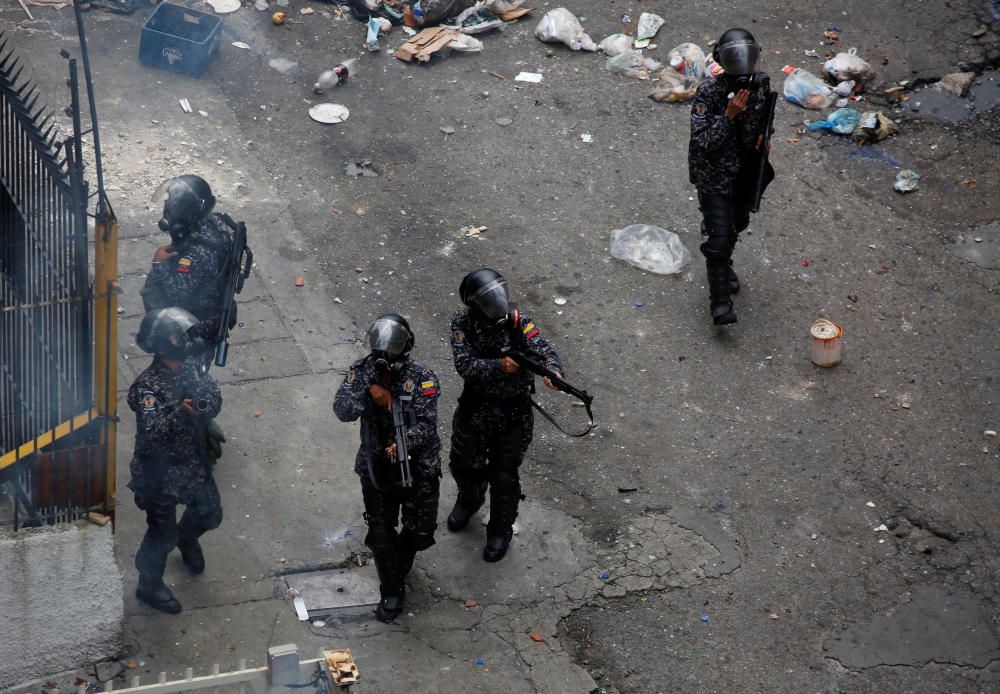 Jornada de protestas en Caracas