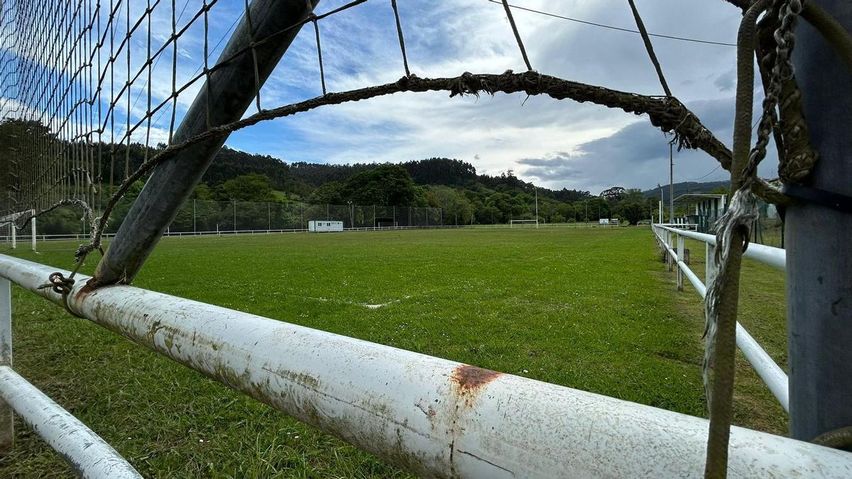 El campo de fútbol de Pillarno.