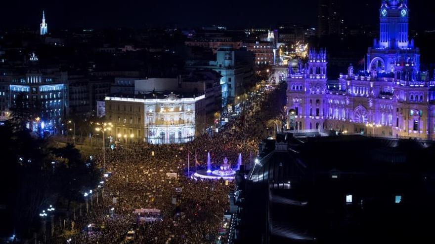 Seis millones de personas paran a favor de la igualdad