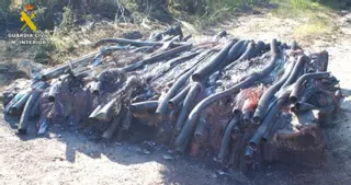 Investigan a la dueña de una chatarrería donde había 1.300 kilos de cobre robado
