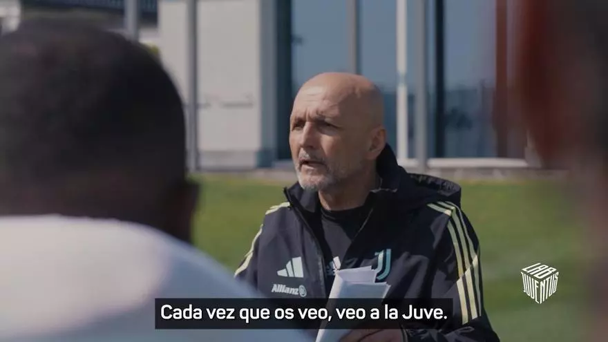 Spalletti anuncia a la plantilla de la Juventus su renovación hasta 2028: "Tenemos desafíos que afrontar"