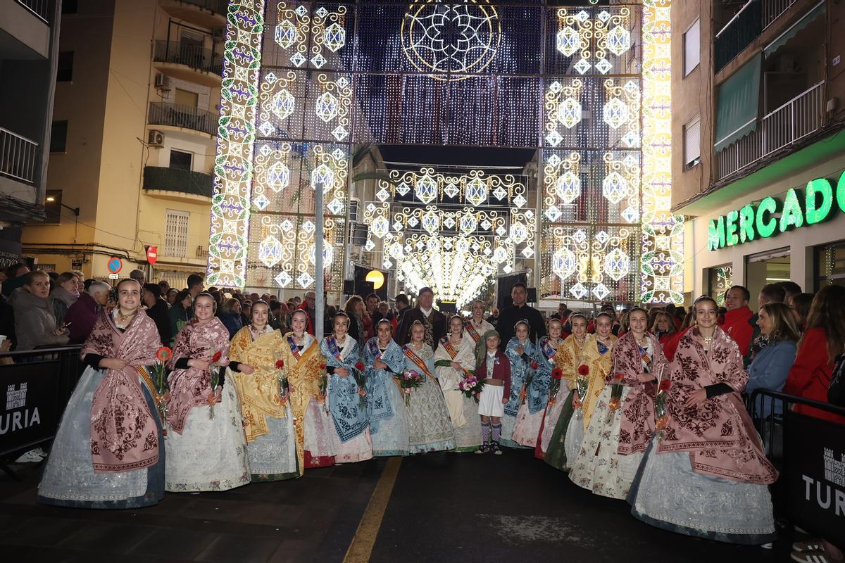 Malvarrosa celebra su tercer premio con la inauguración de sus luces