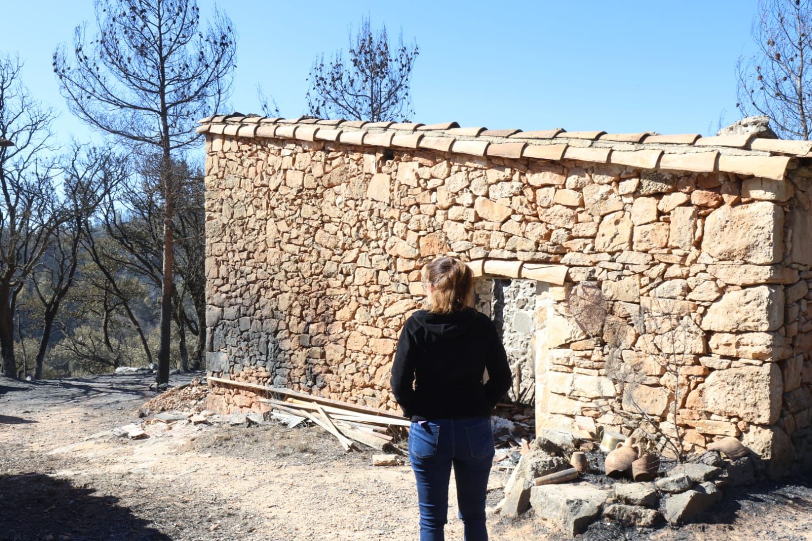 Las desoladoras imágenes del incendio