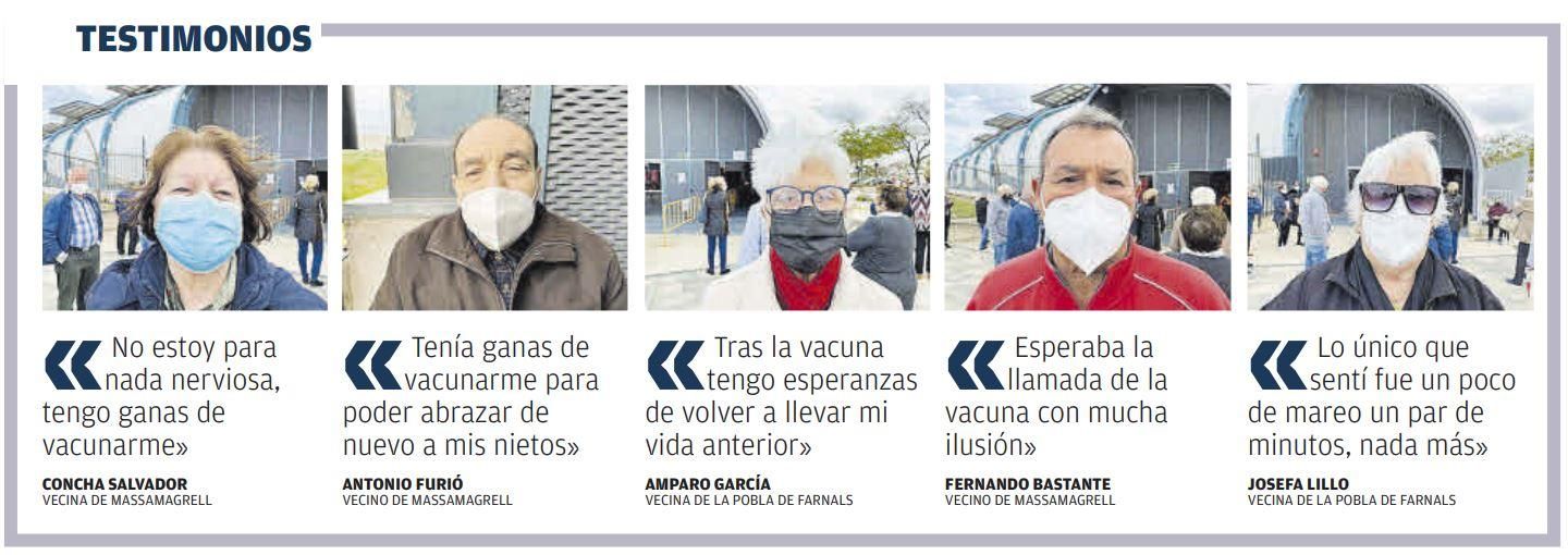 Testimonios de la vacunación en l&#039;Horta