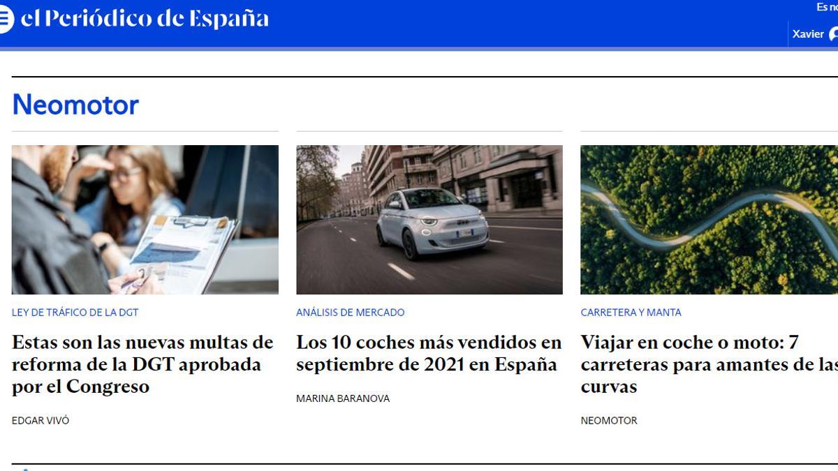 Neomotor crece con El Periódico de España