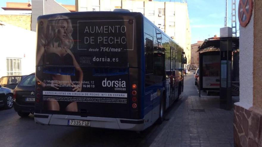Publicidad sexista en los autobuses de Torrent