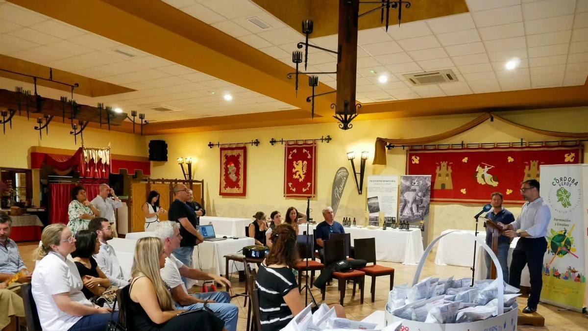 Félix Romero, alcalde del municipio y diputado de Desarrollo Económico, Promoción y Empleo de la Diputación de Córdoba, durante la segunda jornada de “Sabores y Estancias de Córdoba”.
