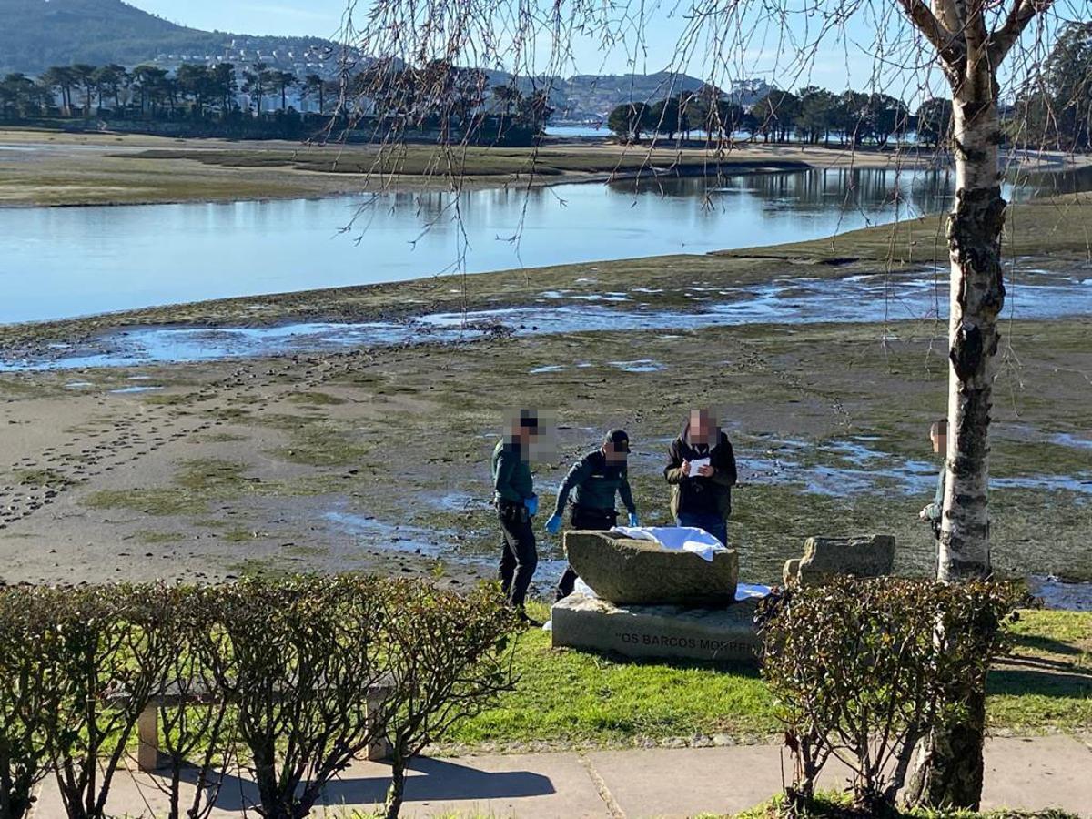 Levantamiento del cadáver de Albano Manso.