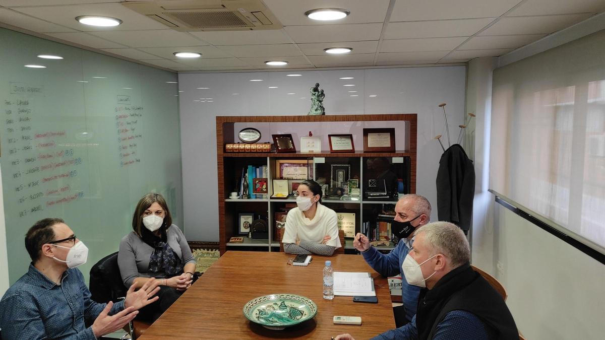 Reunión entre el Colegio de Enfermería y Satse