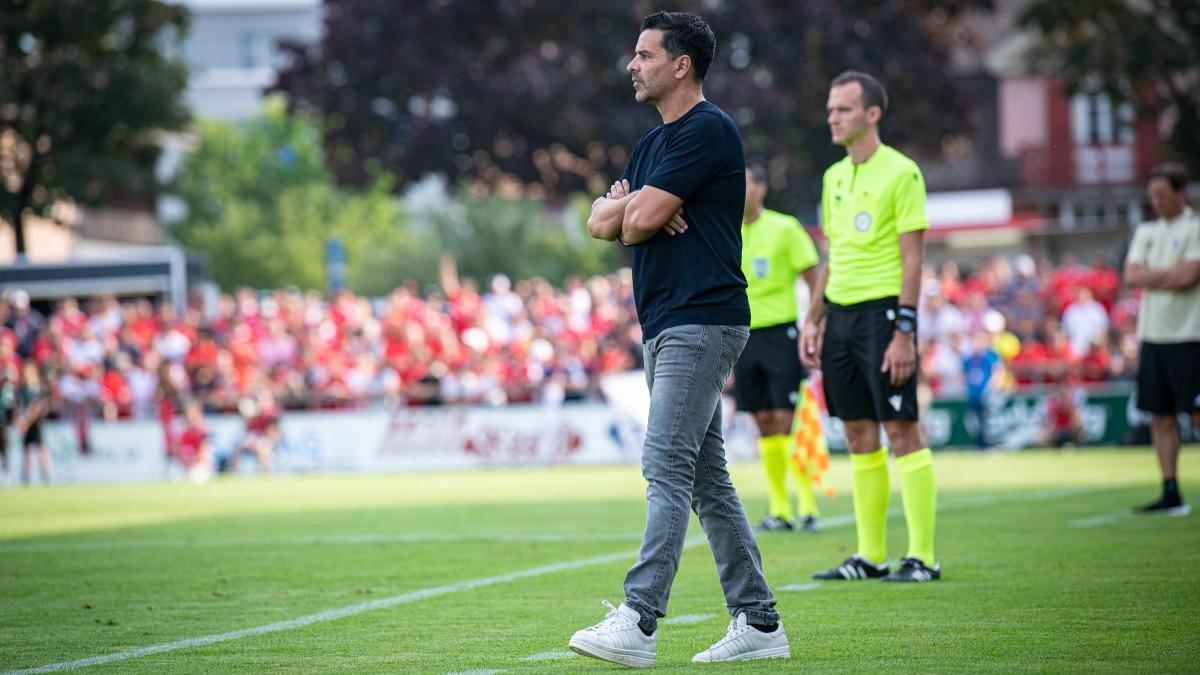 Michel, durante el enfrentamiento ante el Benfica