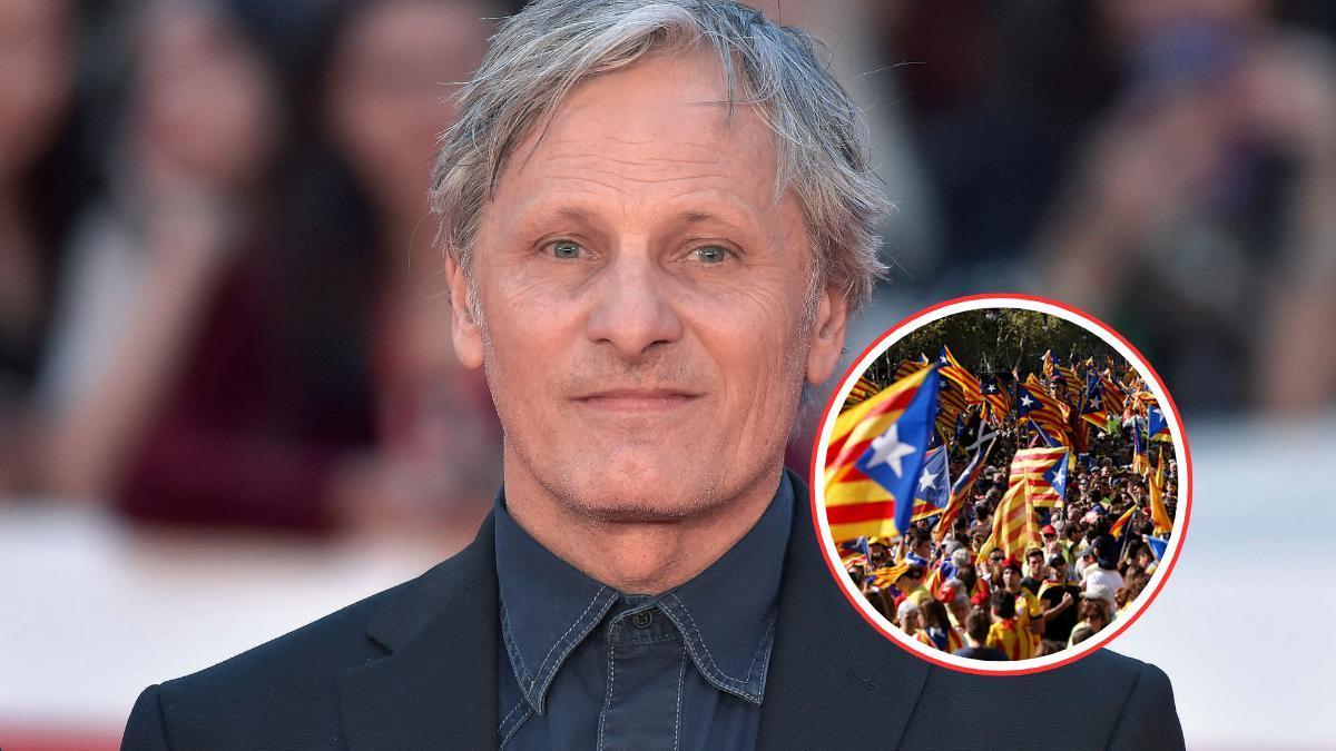 Viggo Mortensen defendió el derecho a decidir del pueblo de Catalunya.