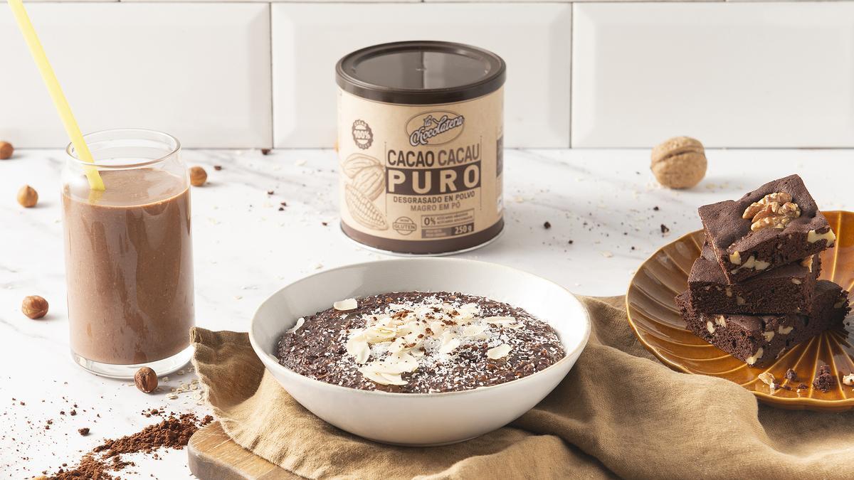 Cacao puro en polvo 0% sin azúcares añadidos de la marca La Chocolatera