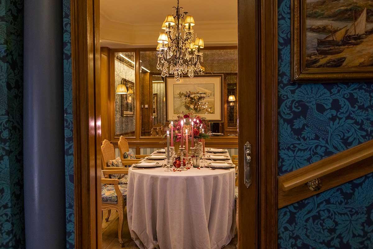 Salones privados del Restaurante Botafumeiro, en Barcelona