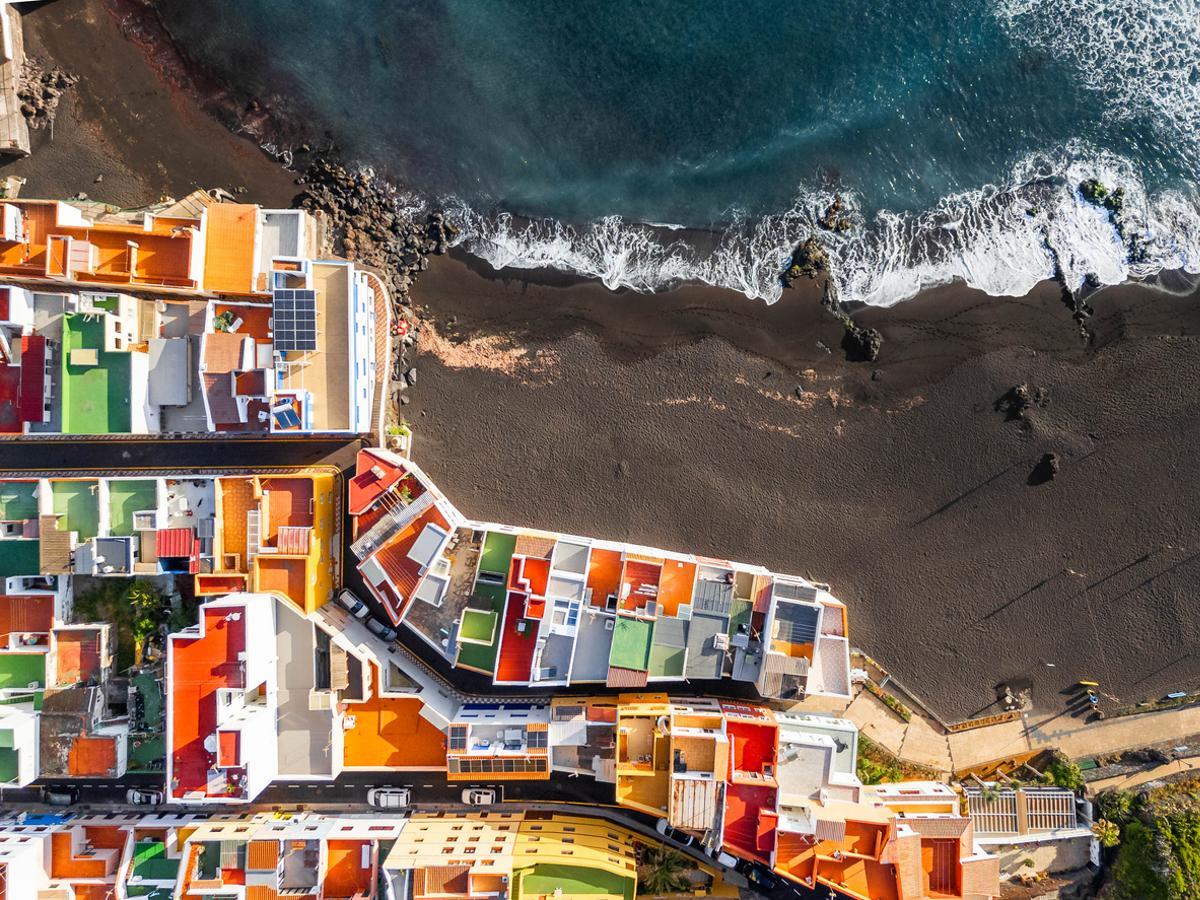 Vista aérea de Tenerife