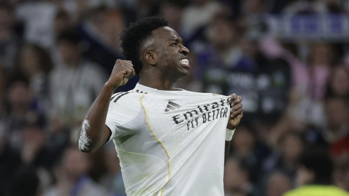 Vinicius evita que el Madrid se desenganche de la Liga en un derbi ...