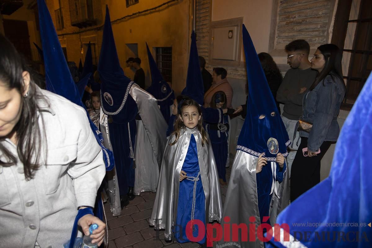 Los niños toman las calles de Caravaca en la procesión de Lunes Santo