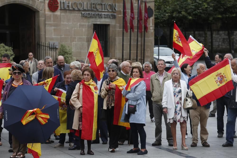 Manifestación en Avilés por la unidad de España