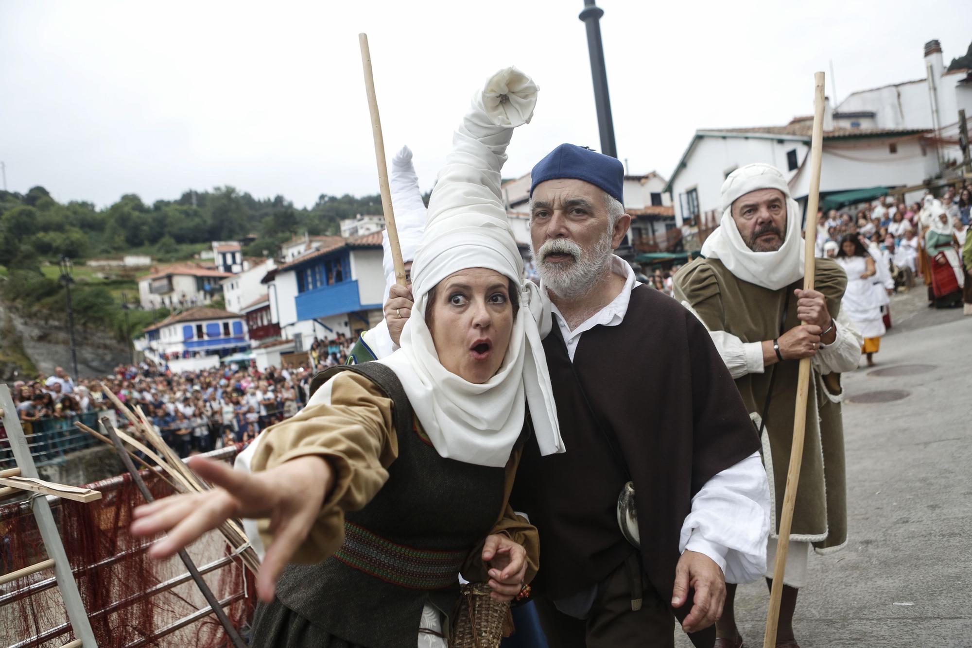 El desembarco de Carlos V en Tazones, así es la gran recreación histórica de Villaviciosa