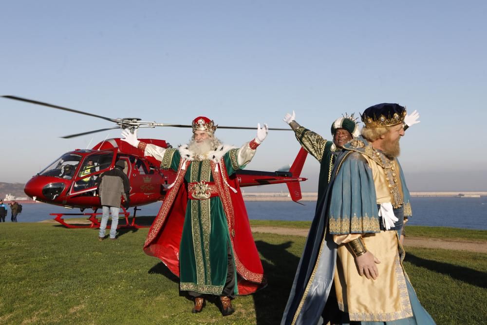 Los Reyes Magos ya están en Gijón