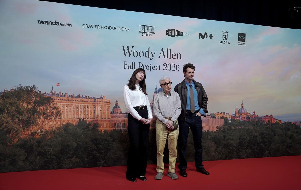 Presentación de la película de Woody Allen, que rodará en Madrid, con los actores Alexi Wasser y Peter Vives.