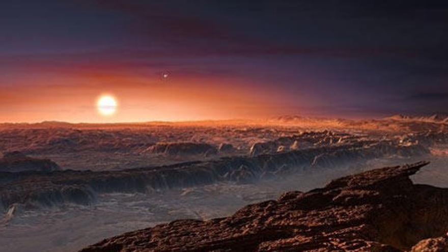 Imagen del planeta desde su interior.