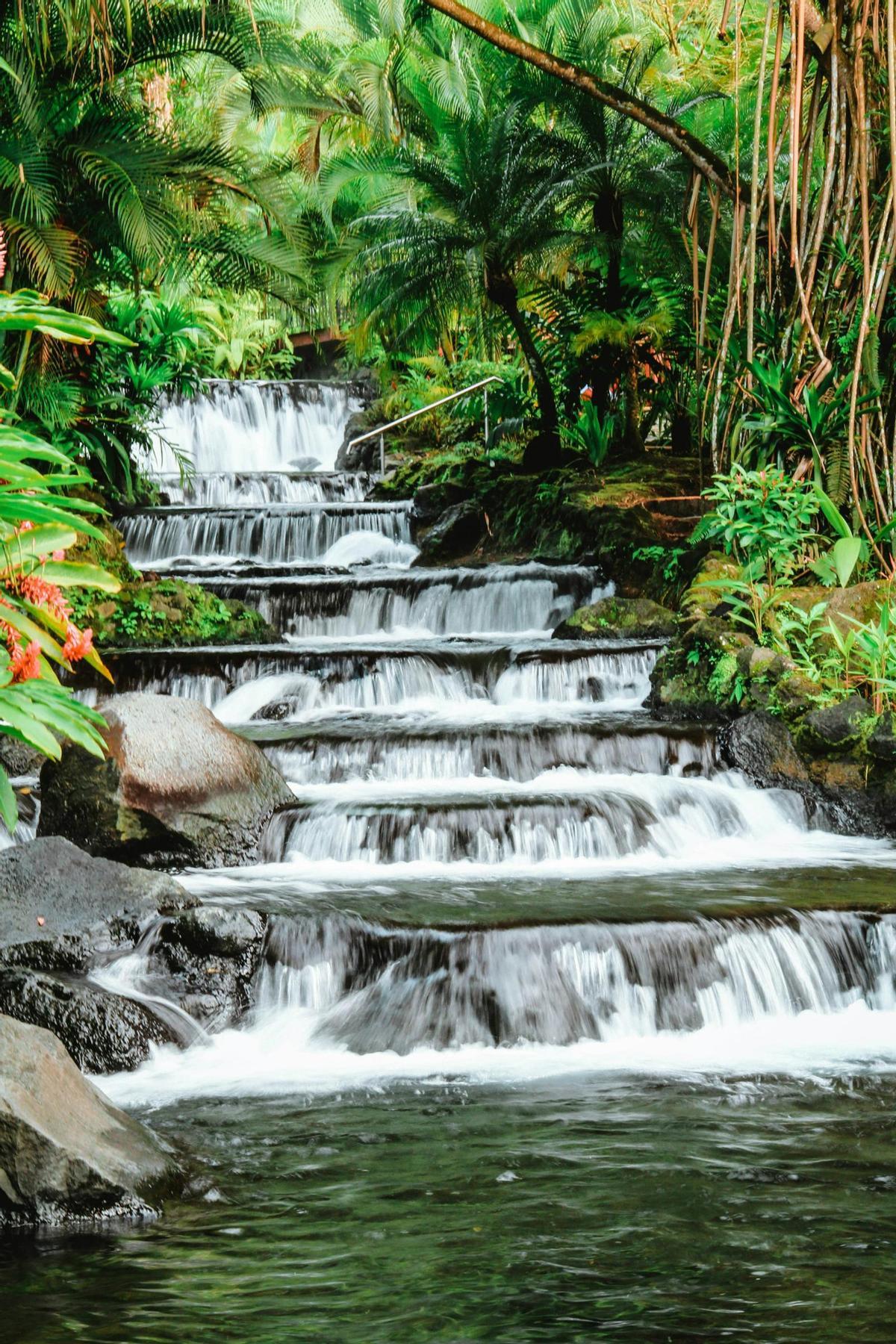 Las aguas termales de La Fortuna, en Costa Rica