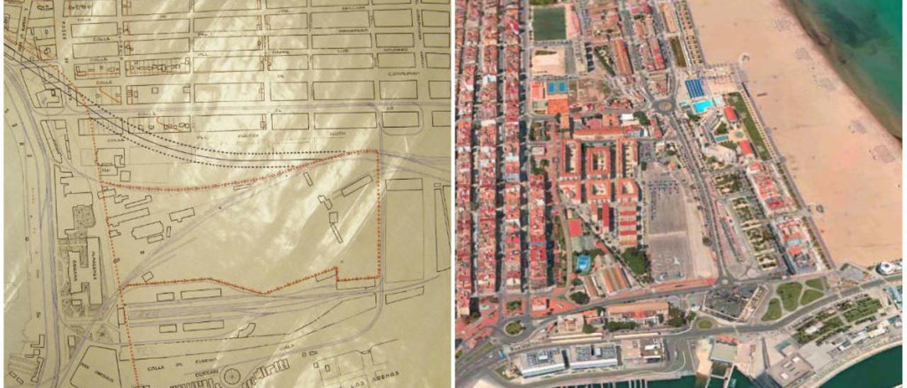 Un plano de Goerlich revela que el &#039;triángulo del puerto&#039; pertenece a la ciudad