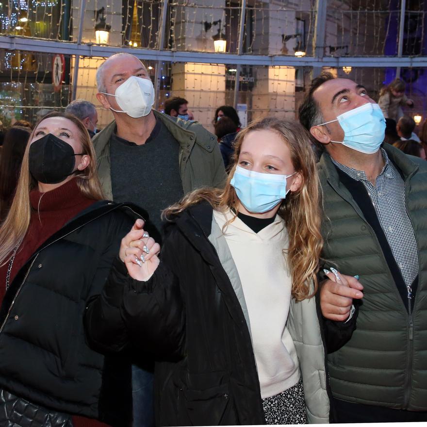 Las mejores imágenes del encendido de la Navidad en Vigo