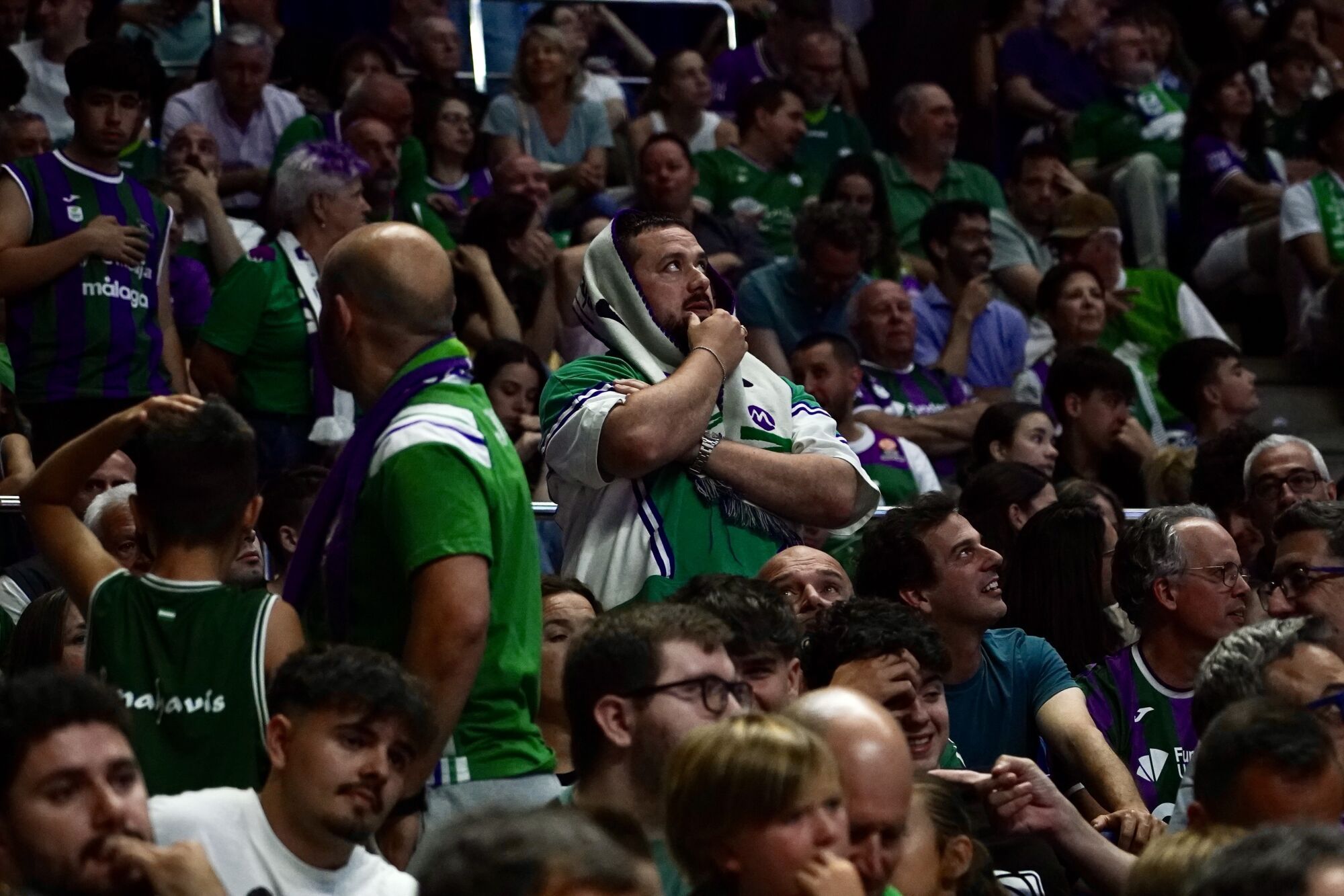 Cuartos de final de la Liga Endesa entre el Unicaja y el Barça