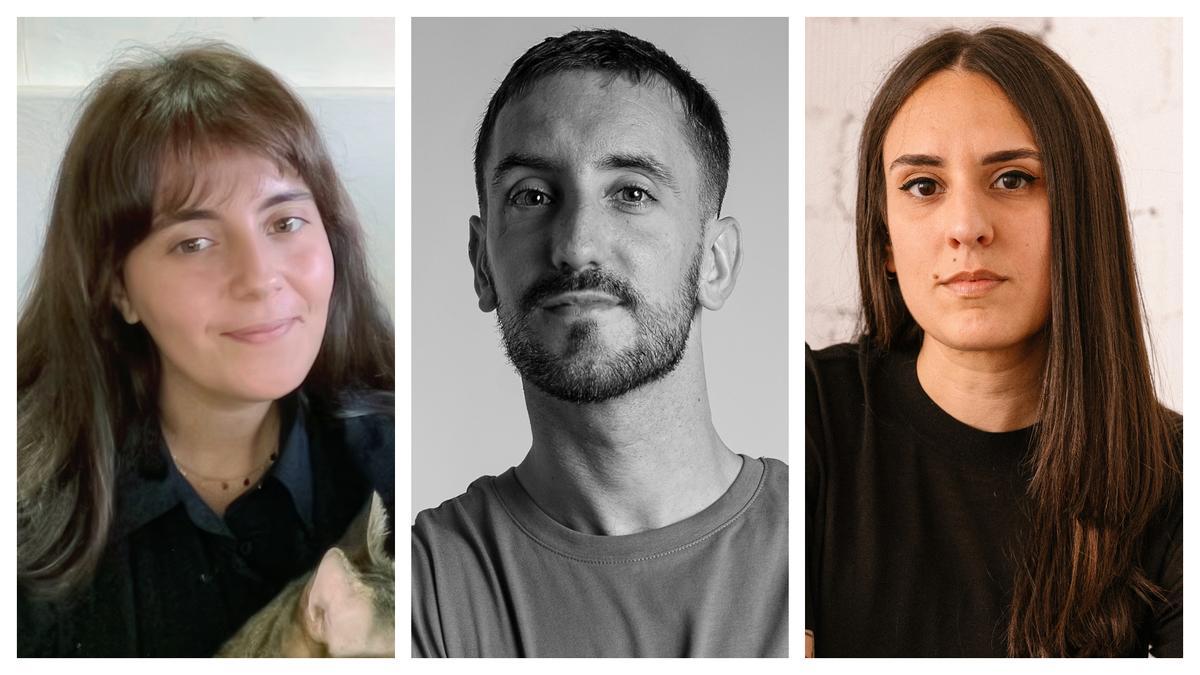 Lana Corujo, Gil Pratsobrerroca y Lucía Solla Sobral