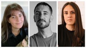 Lana Corujo, Gil Pratsobrerroca y Lucía Solla Sobral