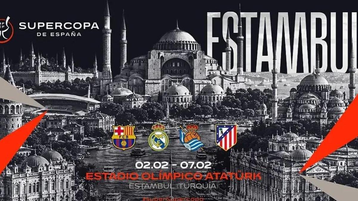 El cartel de la Supercopa de España