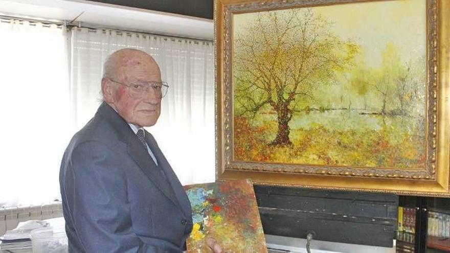 Bueu despide a &quot;Pepé&quot; Baena, su alcalde artista, fallecido a los 91 años de edad