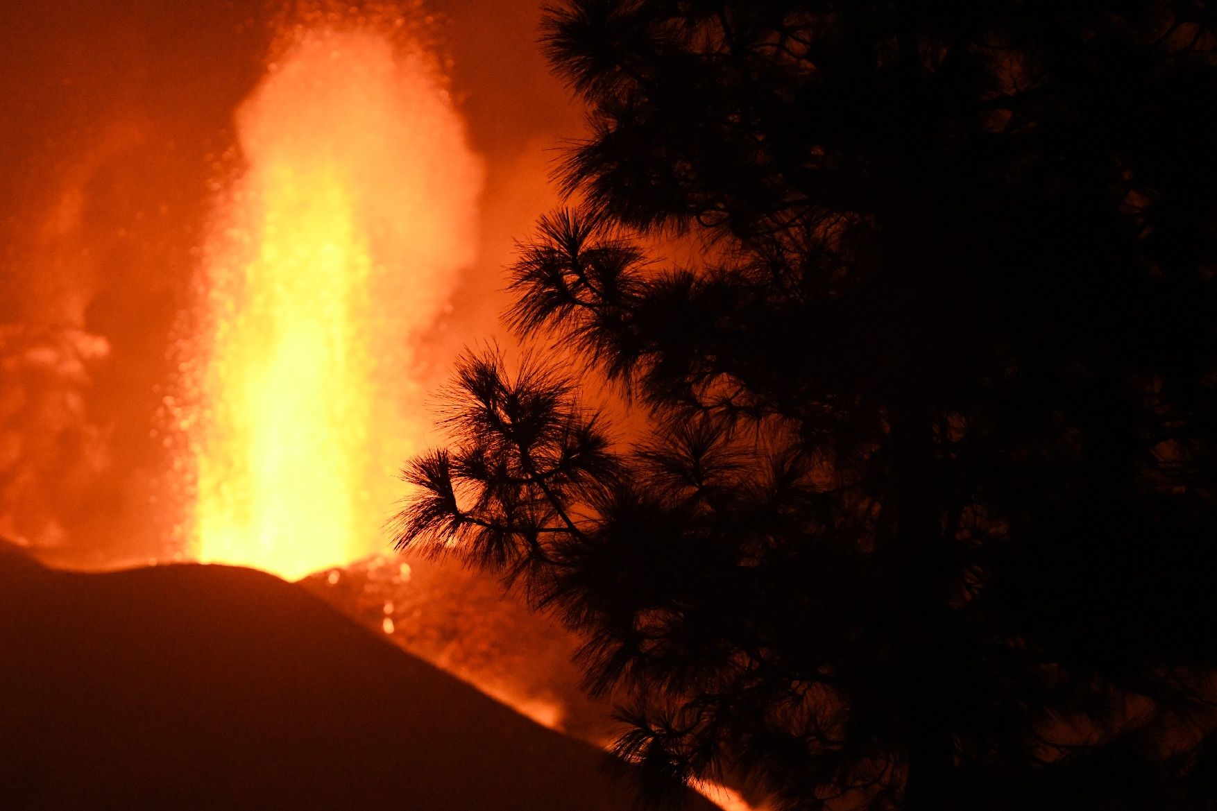 L'erupció del volcà fotografiada per un manresà