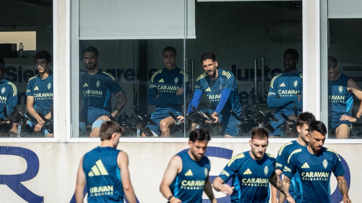 VÍDEO | El Real Zaragoza vuelve a los entrenamientos tras el empate ante el Ceuta