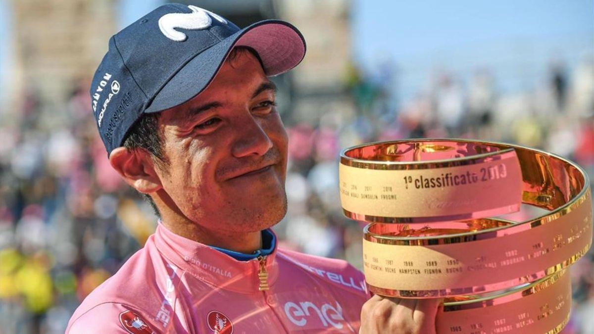 Richard Carapaz se convirtió en el primer ecuatoriano en ganar el Giro