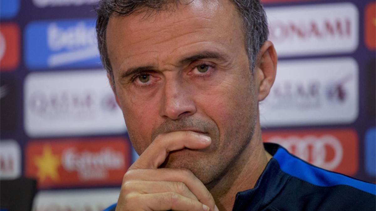 Luis Enrique Martínez, entrenador del FC Barcelona