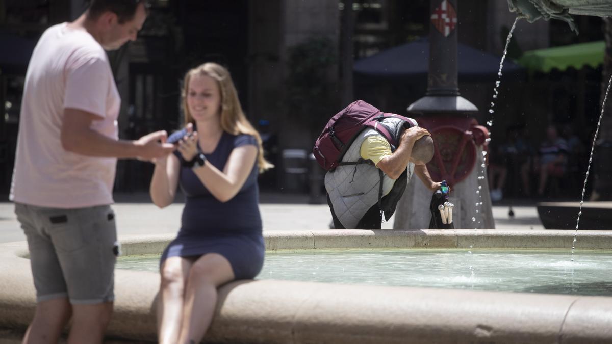 Ola de calor en Barcelona