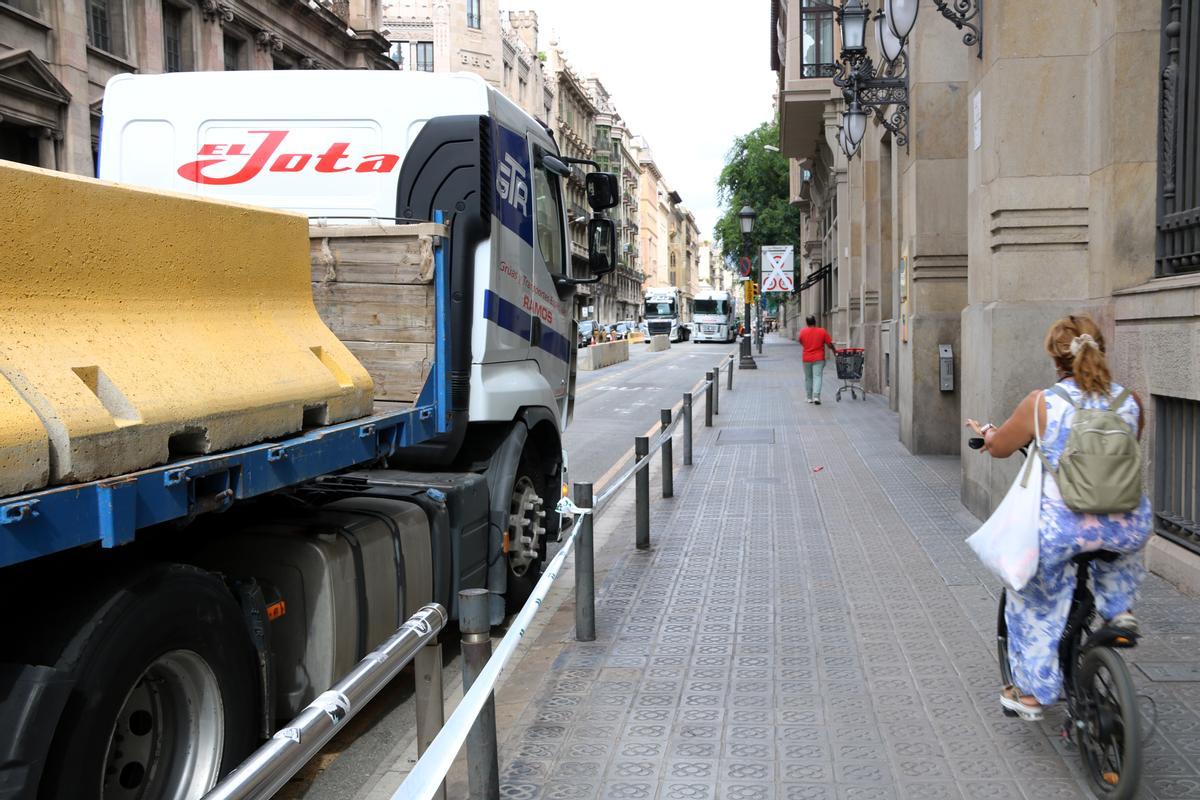Empieza la última fase de obras en Via Laietana de Barcelona
